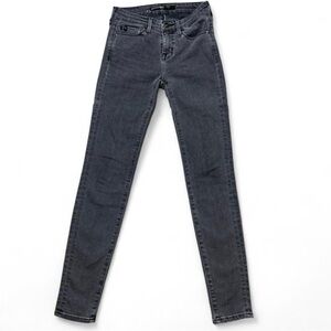 Big Star Andrea skinny jeans. Charcoal gray low rise 
Size 24.